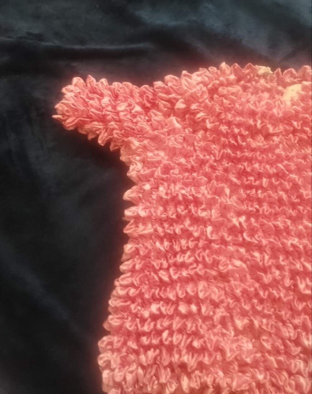 Pink Ruffled Short Sleeve Shirt - Picture 4 of 4